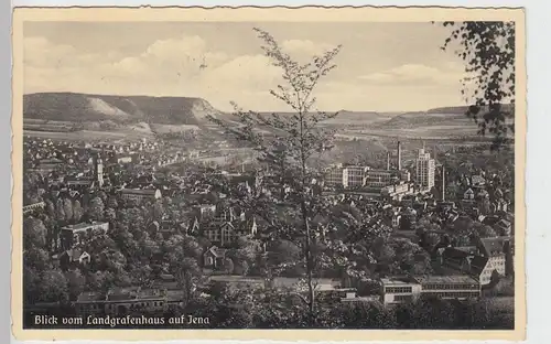 (99975) AK Jena, Blick vom Landgrafenhaus 1937