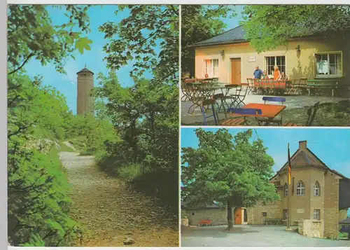 (99576) AK Jena, Mehrbildkarte Fuchsturm, 1976