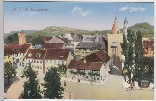 (91157) AK Jena, Johannisplatz, um 1926