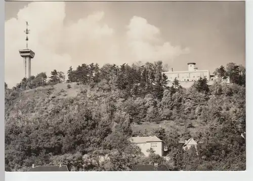 (86817) Foto AK Jena, Gaststätte Landgrafen und Aussichtsturm 1972