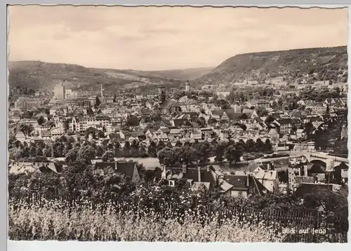 (86784) Foto AK Jena, Gesamtansicht 1959