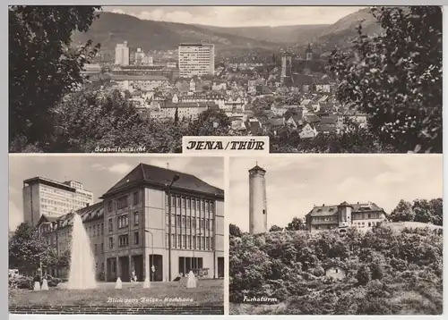 (86780) Foto AK Jena, Mehrbildkarte 1970