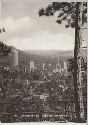 (86776) Foto AK Jena, Blick vom Landgrafen 1972