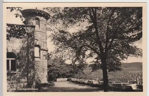 (85794) Foto AK Jena, Restaurant Landgrafen 1956