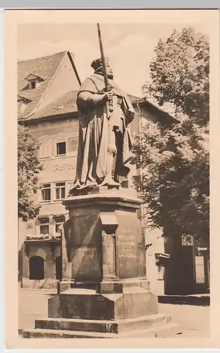 (85510) Foto AK Jena, Markt, Denkmal Johann Friedrich I., 1952