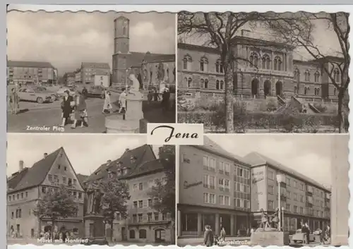 (14360) Foto AK Jena, Mehrbildkarte 1966