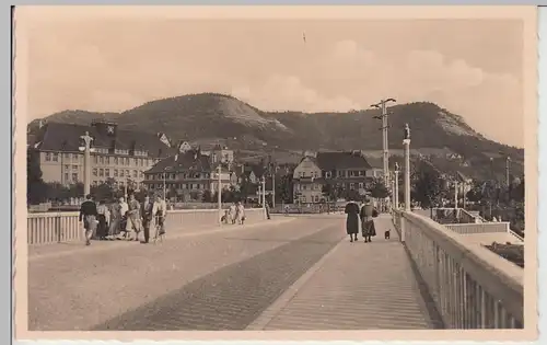 (110889) Foto AK Jena, Paradiesbrücke, Oberrealschule, vor 1945