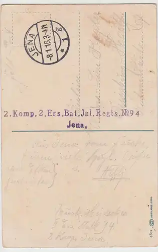 (110428) AK Jena, Fuchsturm, 1916