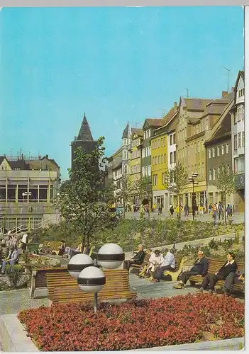 (102762) AK Jena, Thür., Platz der Kosmonauten, Eichplatz, Johannistor 1986