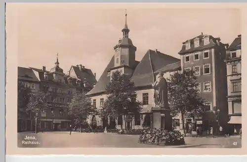 (101714) Foto AK Jena, Rathaus vor 1945