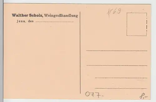 (101234) AK Jena, Rabenburg, Rabenvaters Weinstube, Inneres, vor 1945