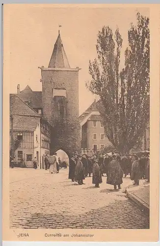 (100670) AK Jena, Currende am Johannistor, 1910