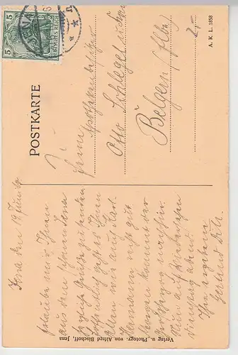 (100670) AK Jena, Currende am Johannistor, 1910