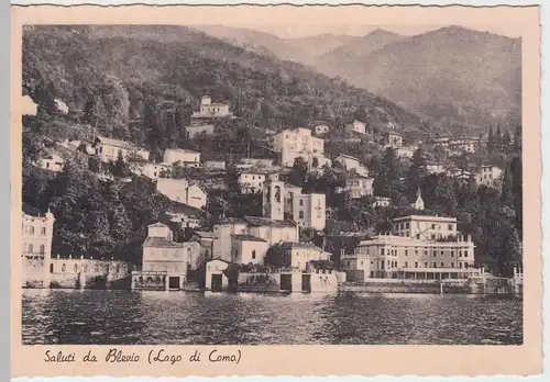 (52985) AK Blevio, Lago di Como, Ortsansicht 1944