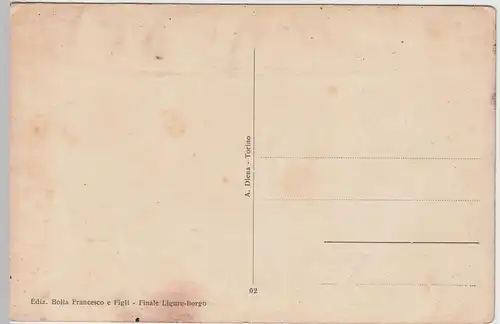 (52977) Foto AK Finale Ligure, Borgo, Panorama