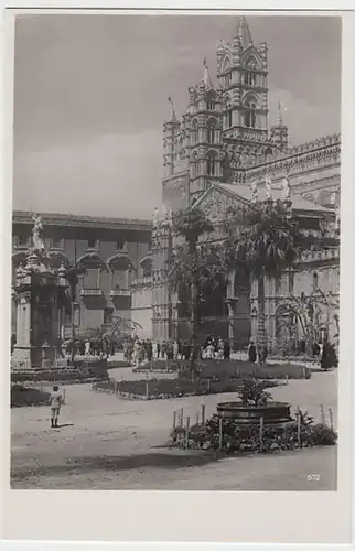 (23932) Foto AK Palermo, Kathedrale, vor 1945