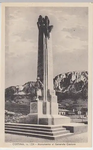 (23036) AK Cortina d'Ampezzo, General Cantore Monument, vor 1945