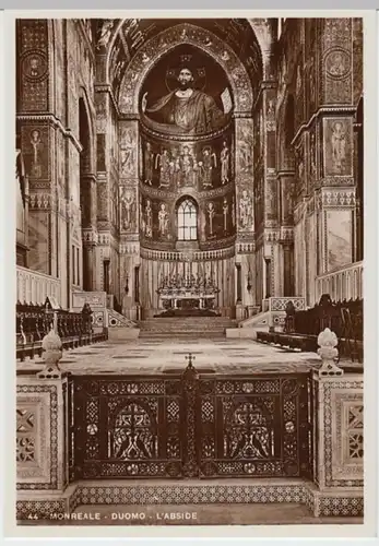 (18274) Foto AK Monreale (Sizilien), Kathedrale, Apsis 1938