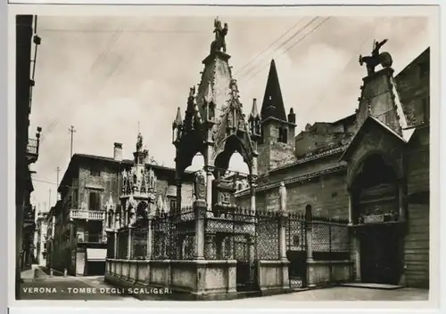 (18106) Foto AK Verona, Tombe Degli Scaligeri 1937