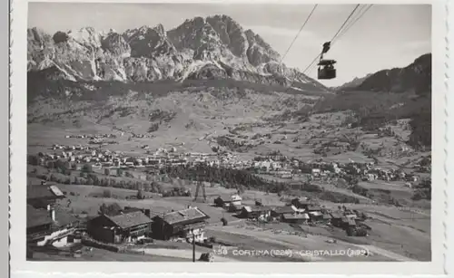(18084) Foto Ak Cortina d'Ampezzo, Belluno mit Cristallo 1937
