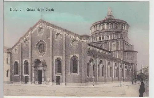 (105442) AK Milano, Chiesa delle Grazie, vor 1945
