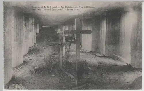 (77776) AK Bajonettgraben Verdun, Inneres, La Tranchée des Baïonnettes