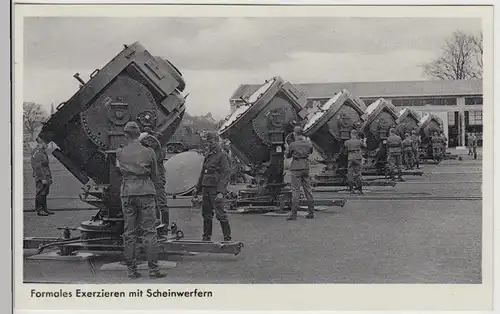 (115385) AK deutsche Soldaten an Suchscheinwerfern 1930/40er