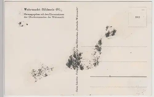 (115385) AK deutsche Soldaten an Suchscheinwerfern 1930/40er