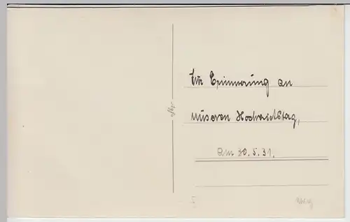 (44847) Foto AK Hochzeitsgesellschaft, Empfang an Gastwirtschaft, 1931