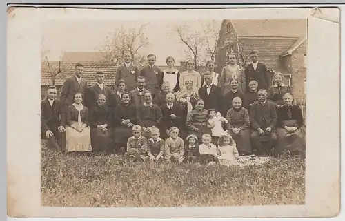 (39899) orig. Foto Hochzeitsgesellschaft, Gruppenfoto 1920er