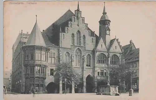 (79033) AK Hildesheim, Rathaus, bis 1905