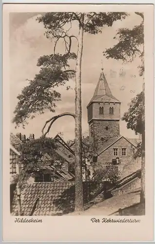 (69761) Foto AK Hildesheim, Kehrwiederturm 1955