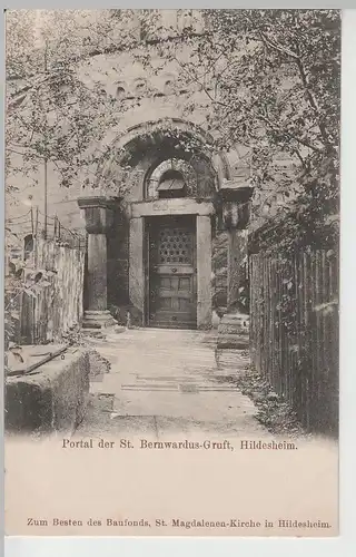 (69753) AK Hildesheim, St. Michael, Bernwardgruft, Portal, bis um 1905