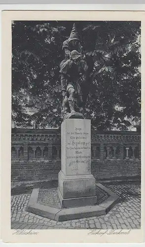 (44006) AK Hildesheim, Huckauf-Denkmal, vor 1945