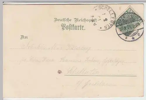 (33390) AK Gruss aus Hildesheim, Litho 1901