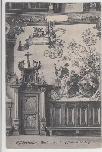 (113441) AK Hildesheim, Rathaus, Rathaussaal, Nordseite 1907