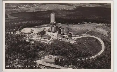 (98226) Foto AK Großer Feldberg, Fliegeraufnahme