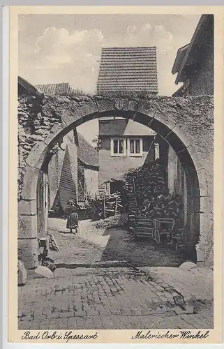 (96008) AK Bad Orb, Spessart, Malerischer Winkel 1937