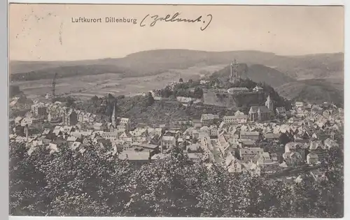 (95407) AK Dillenburg, Gesamtansicht 1908