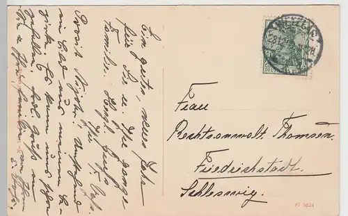 (95407) AK Dillenburg, Gesamtansicht 1908