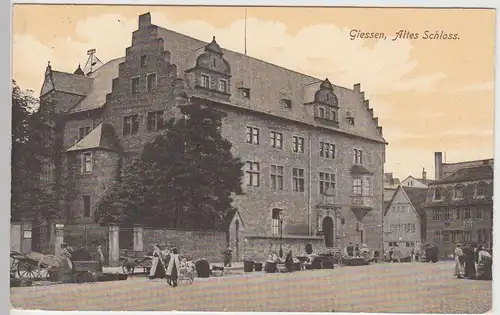 (92836) AK Gießen, Altes Schloss, Feldpost 1916