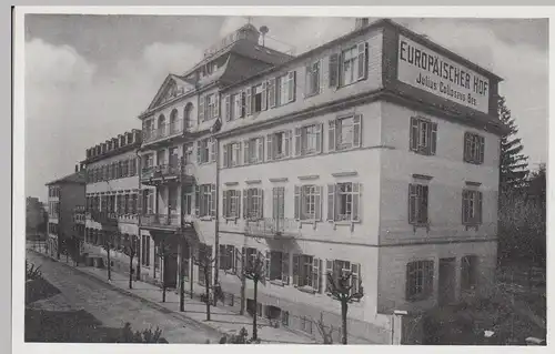 (91459) AK Bad Soden am Taunus, Hotel Europäischer Hof