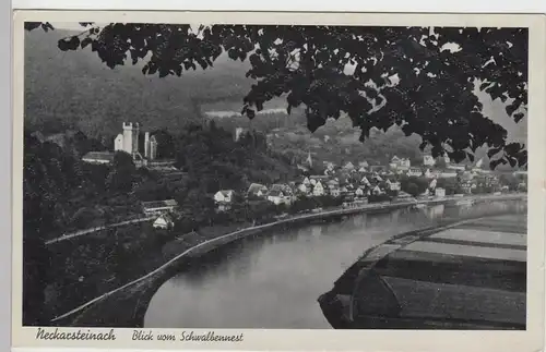 (90239) AK Neckarsteinach, Blick vom Schwalbennest 1933