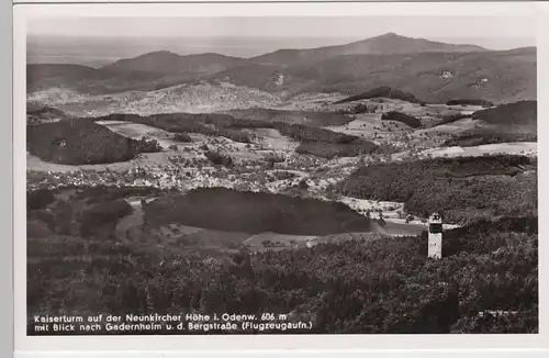 (90190) Foto AK Kaiserturm, Neunkircher Höhe, Luftbild, nach 1945