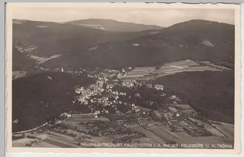 (87925) Foto AK Falkenstein i. Taunus, Luftbild 1936