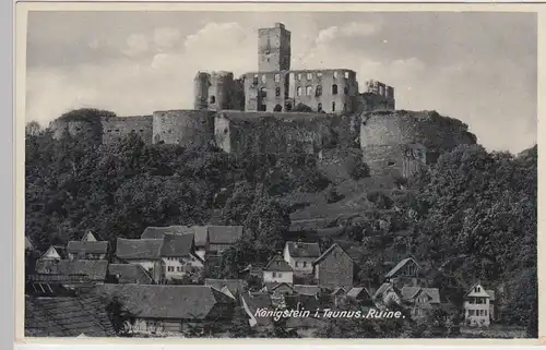 (87914) AK Königstein, Taunus, Burgruine 1936