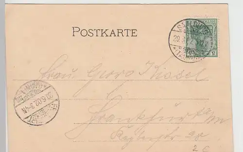 (84783) AK Kastell Saalburg, Porta Decumena 1902