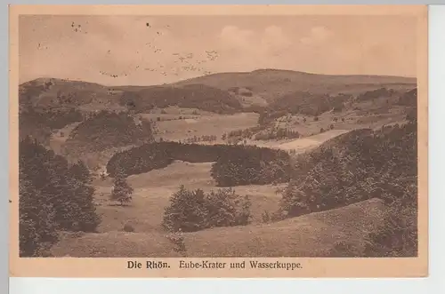 (84742) AK Rhön, Eube-Krater und Wasserkuppe vor 1945