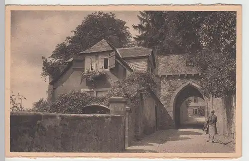 (84675) AK Marburg a.d.Lahn, Aufgang zum Schloss, aus Leporello vor 1945