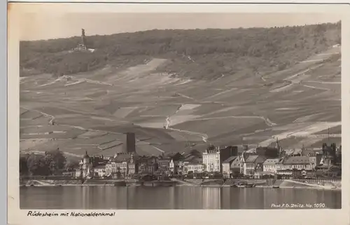 (84461) Foto AK Rüdesheim am Rhein, Stadtansicht, vor 1945